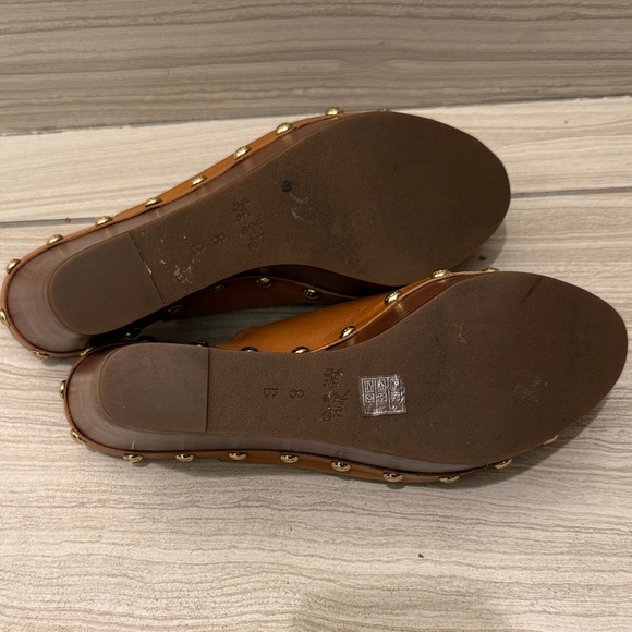 Coach Women's Tan Wedge Sandals - Picture 4 of 5